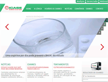 Tablet Screenshot of clinicaicase.com.br